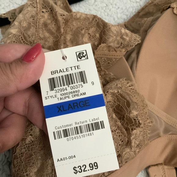 NWT INC International Concepts intimates bralette - taupe dream - Picture 9 of 10